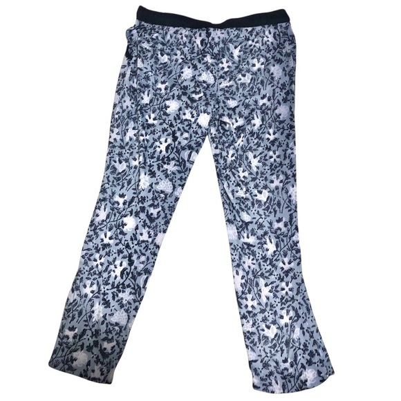 Lucky Brand Sz M 3Piece Pajama Set Soft Cozy Printed Blue Abstract Floral Boho - Picture 5 of 7